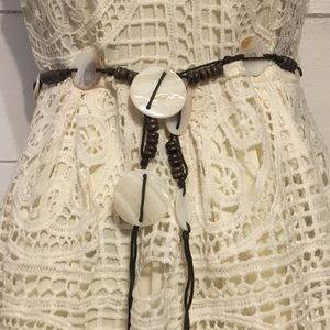 MD⭐️🎀VTG Pearl Abalone Shell Belt